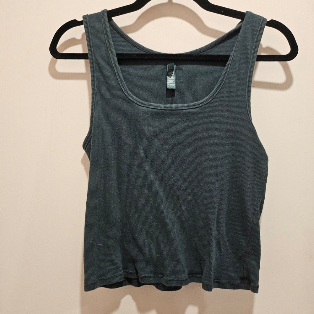 SKIMS Dark Green Tank Top